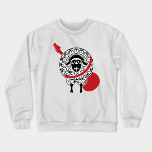 Red guitar sheep Crewneck Sweatshirt